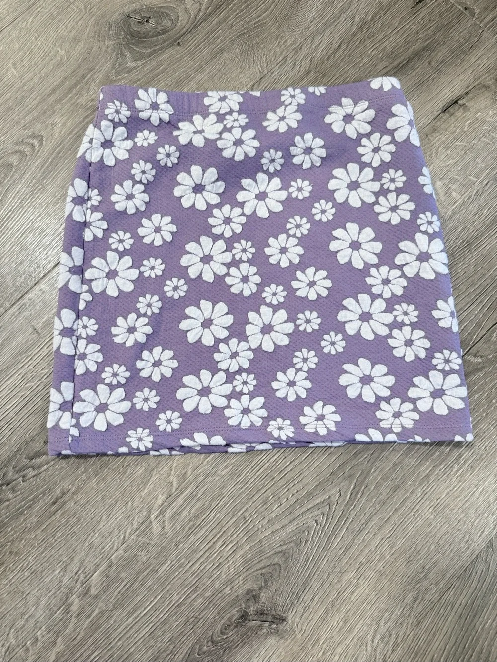art class Lavender Daisy Jacquard Mini Skirt